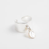 Bague - Nacre - Pampille - Moyenne - Plaqué argent - CHLOÉ