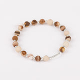 Bracelet - Pierre - Jaspe - Argent - MAYA