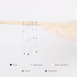 Boucles d'oreilles - Interchangeable - 10 mm - Argent - JUNE