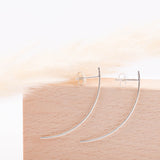 Boucles d'oreilles - Arc - Argent - NOA