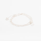Bracelet - Double rang - César - Agate Blanche - Argent - ESSENTIELS