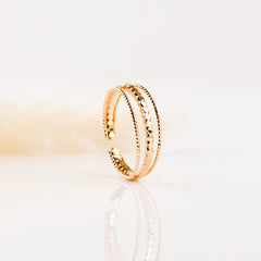 Bague - Plaqué or - ÉLINA