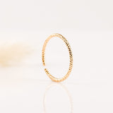 Bague - Epaisse - Plaqué or - Sana