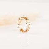 Bague - Dentelle - Plaqué or - CALY