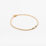 Bracelet - Perle - Cristaux - Doré - Plaqué or - SUBTIL