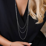 Collier de dos - Chaîne - Argent - TRIA