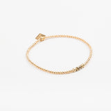 Bracelet - Perle - Cristaux - Doré - Plaqué or - SUBTIL