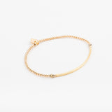 Bracelet - Perle - Cristaux - Doré - Plaqué or - SUBTIL