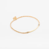 Bracelet - Perle - Cristaux - Doré - Plaqué or - SUBTIL