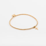Bracelet - Perle - Pampille - Plaqué or - SUBTIL