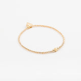 Bracelet - Perle - Simple - Plaqué or - SUBTIL