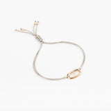 Bracelet - Cordon kaki - Argent - OSMOSE