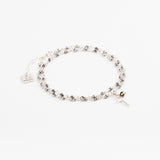 Bracelet - Double rang - Croix - Hématite - Argent - ESSENTIELS