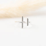 bague en argent 925 réglable pour femme 
