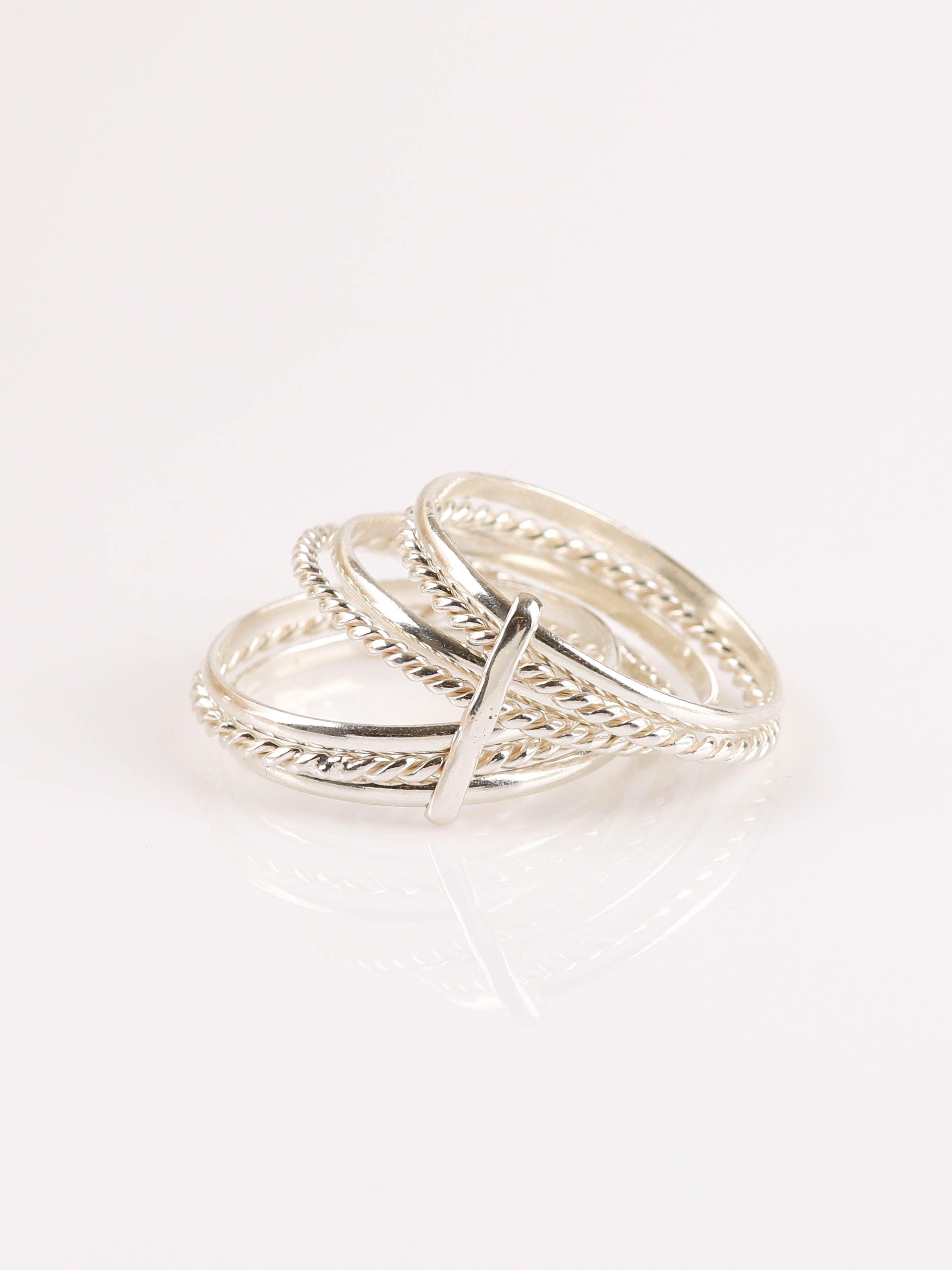 bague semainier en argent 925 pour femme