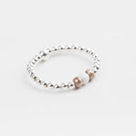 bague perle en argent 925 et cristaux pour femme 