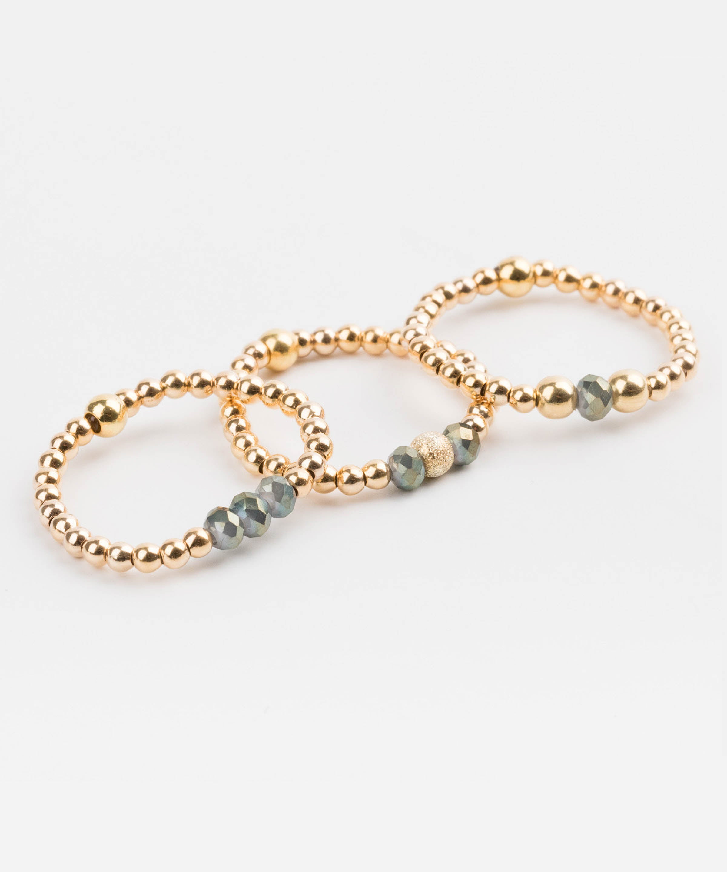 bague perle en plaqué or et cristaux pour femme 