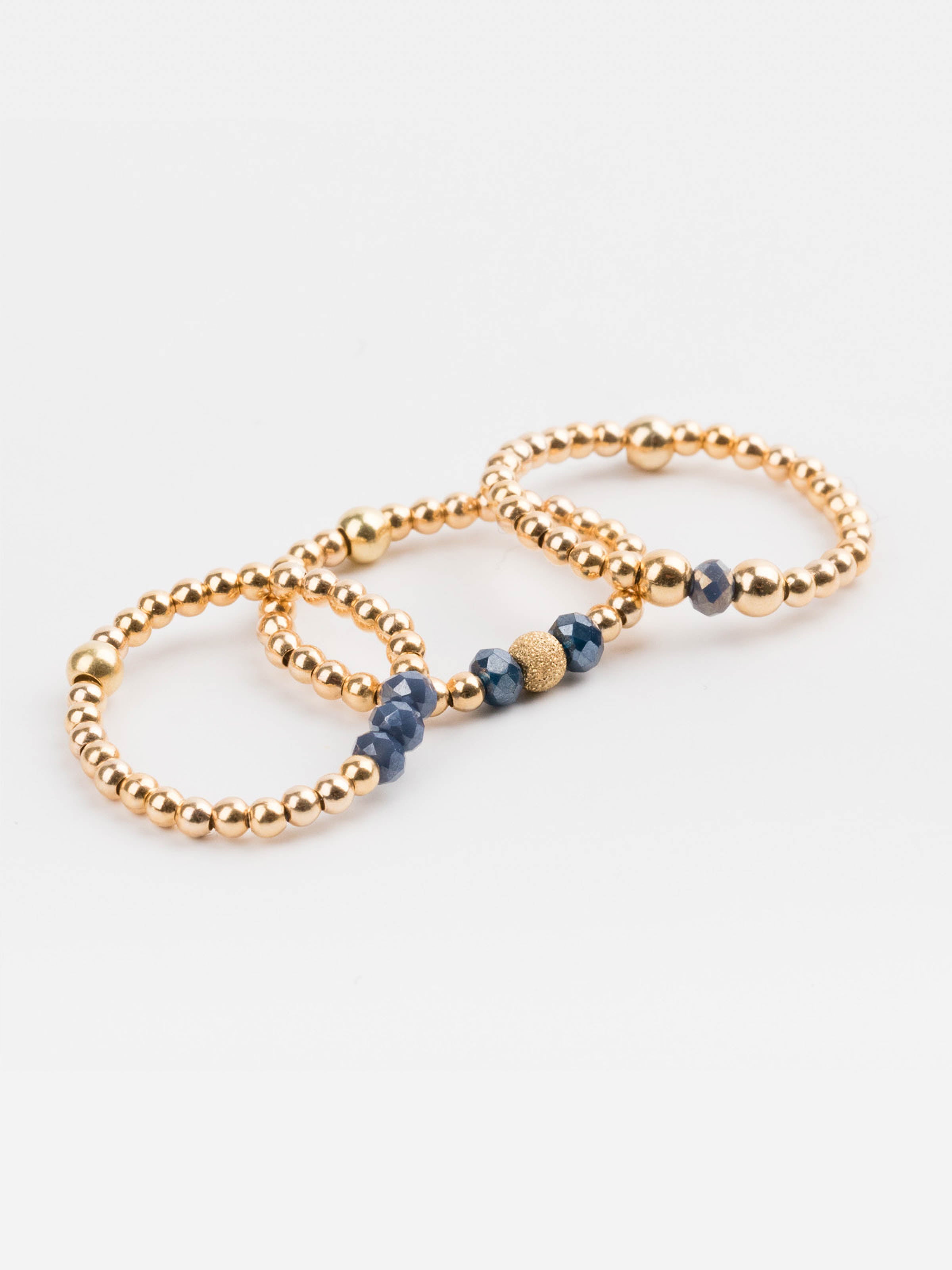 bague perle en plaqué or et cristaux pour femme 