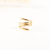 bague réglable en acier inoxydable pour femme 