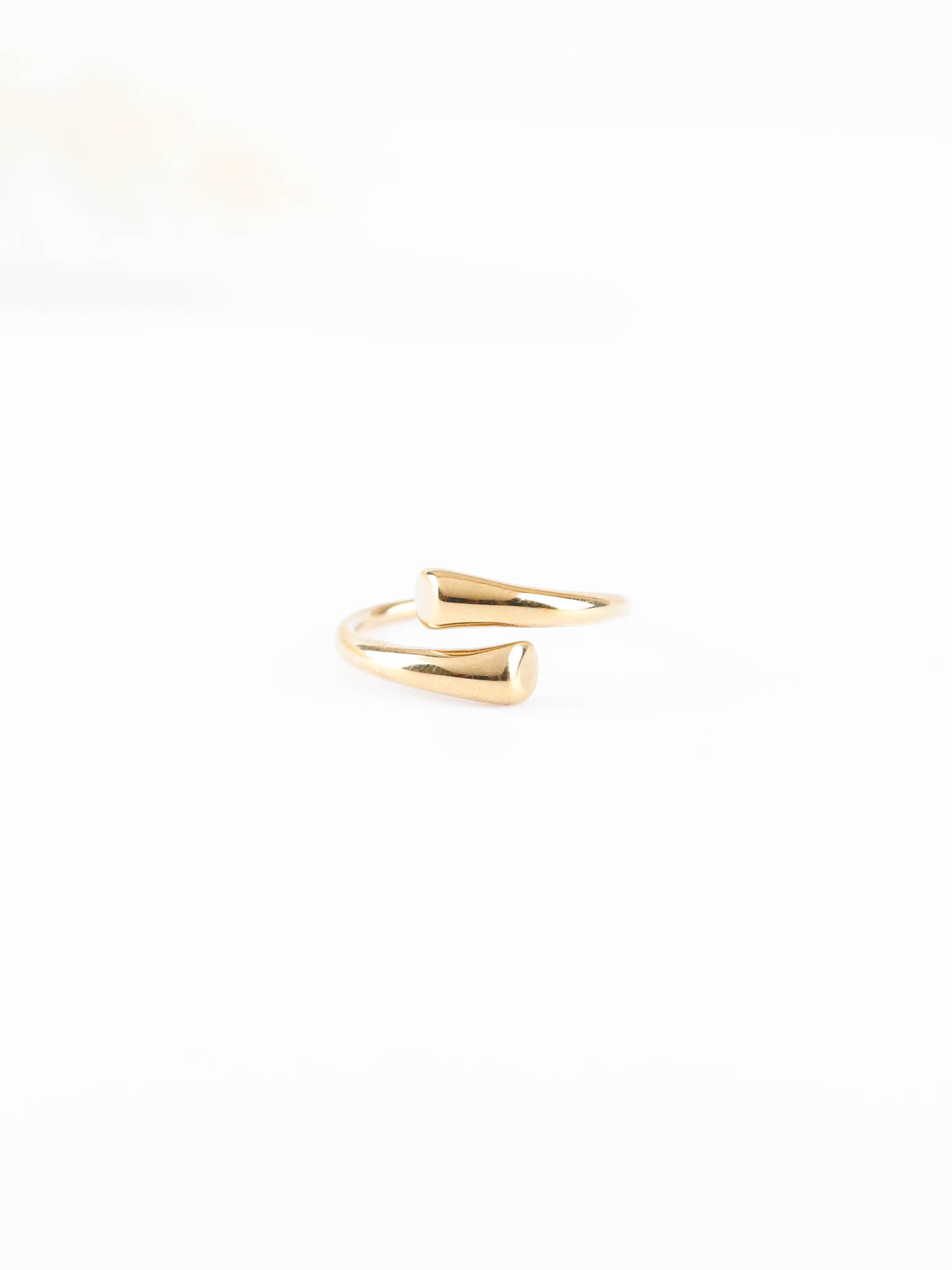 bague réglable en acier inoxydable pour femme