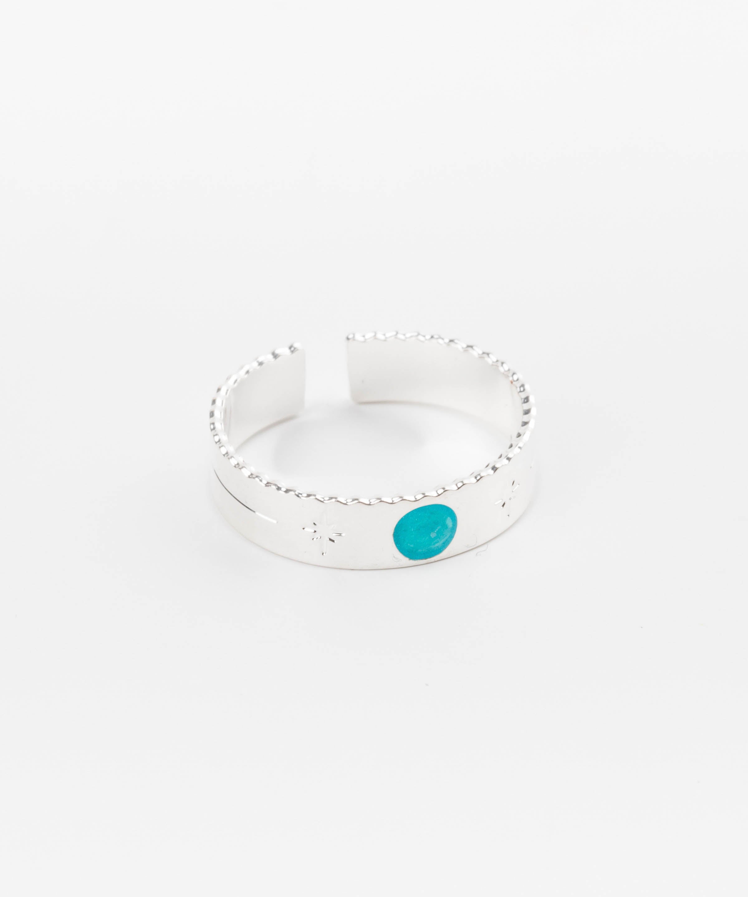 bague en plaqué argent réglable pour femme 