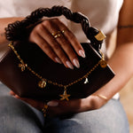 bijoux de sac en acier inoxydable pour femme 