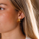 boucles d'oreilles en acier inoxydable pour femme 