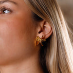 boucles d'oreilles en acier inoxydable pour femme 