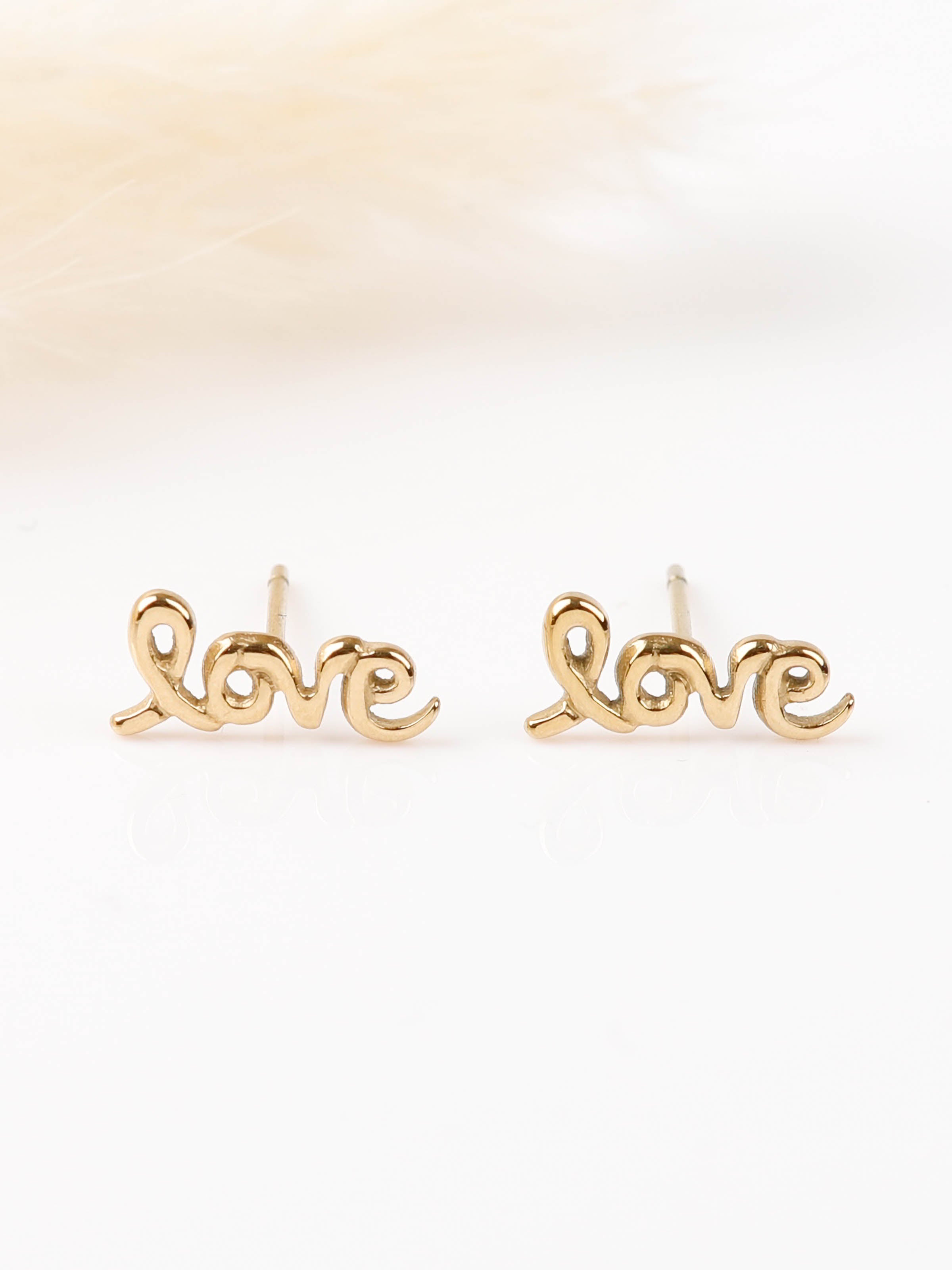boucles d'oreilles en acier inoxydable pour femme 