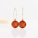 boucles d'oreilles en acier inoxydable pour femme