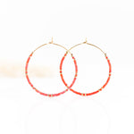 boucles d'oreilles créoles en acier inoxydable pour femme