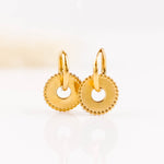 boucles d'oreille en acier inoxydable pour femme 