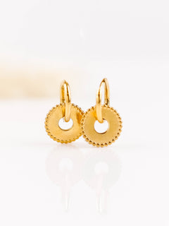 boucles d'oreille en acier inoxydable pour femme 