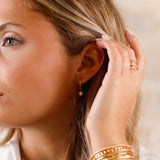 Boucles d'oreilles - Créole - Acier inoxydable - BLANCHE