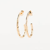 boucles d'oreilles en plaqué or pour femme