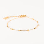 bracelet chaîne fine en acier inoxydable pour femme 