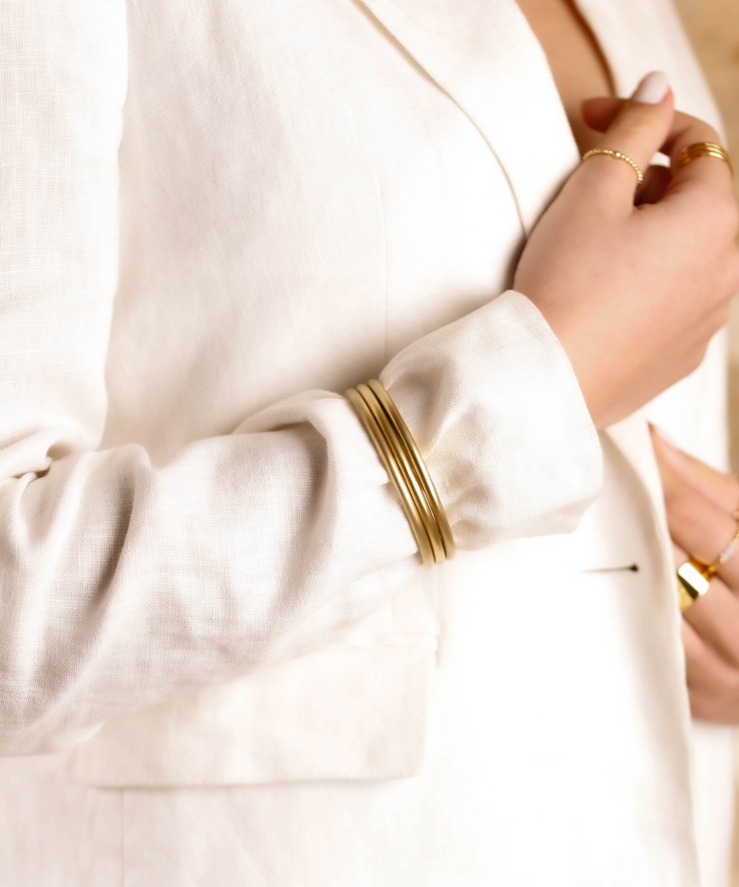 bracelet jonc en acier inoxydable pour femme 