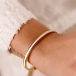 bracelet jonc en acier inoxydable pour femme 