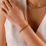 bracelet acier inoxydable pour femme 