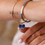 bracelet jonc en acier inoxydable pour femme 
