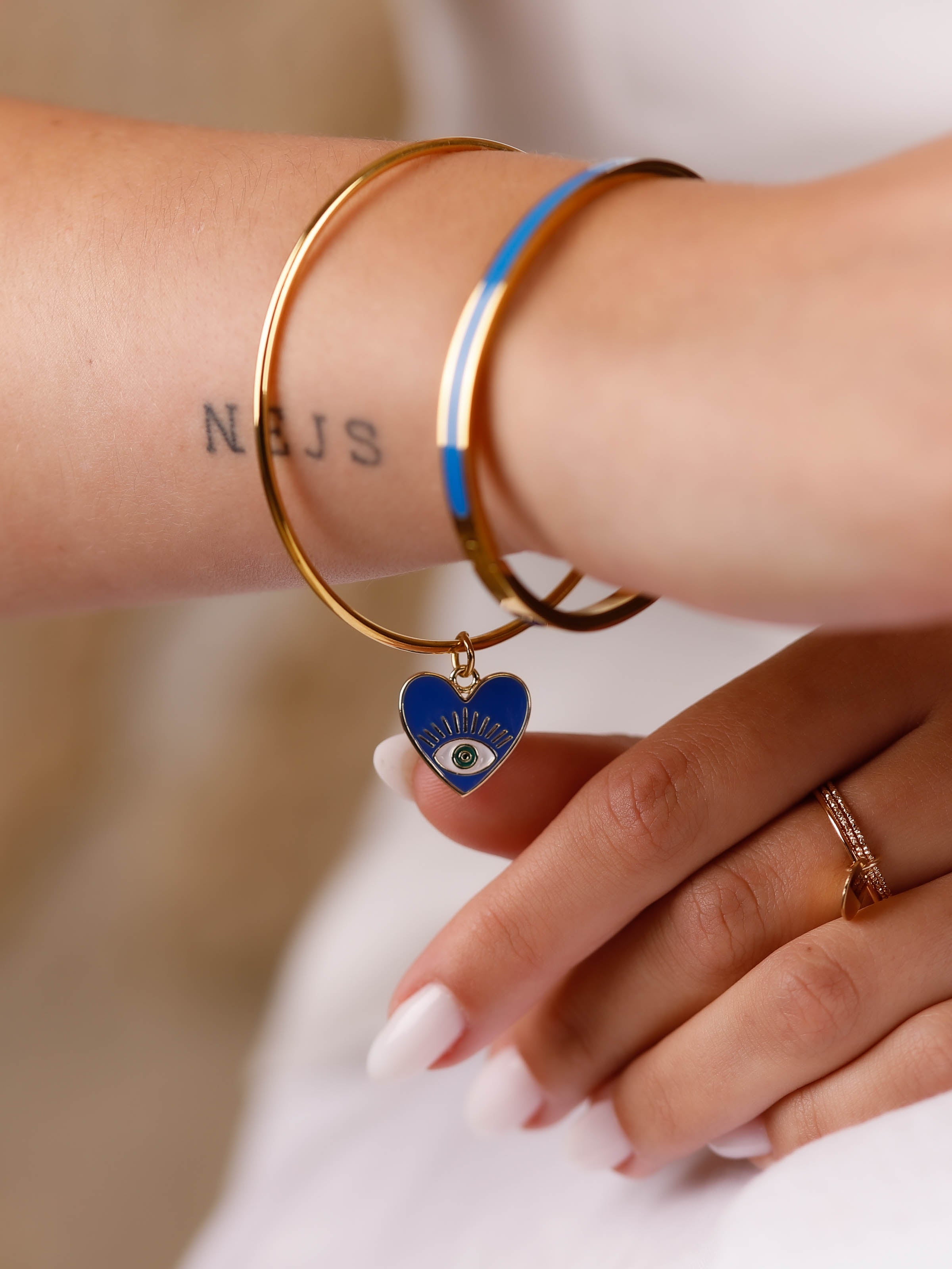 bracelet jonc en acier inoxydable pour femme 