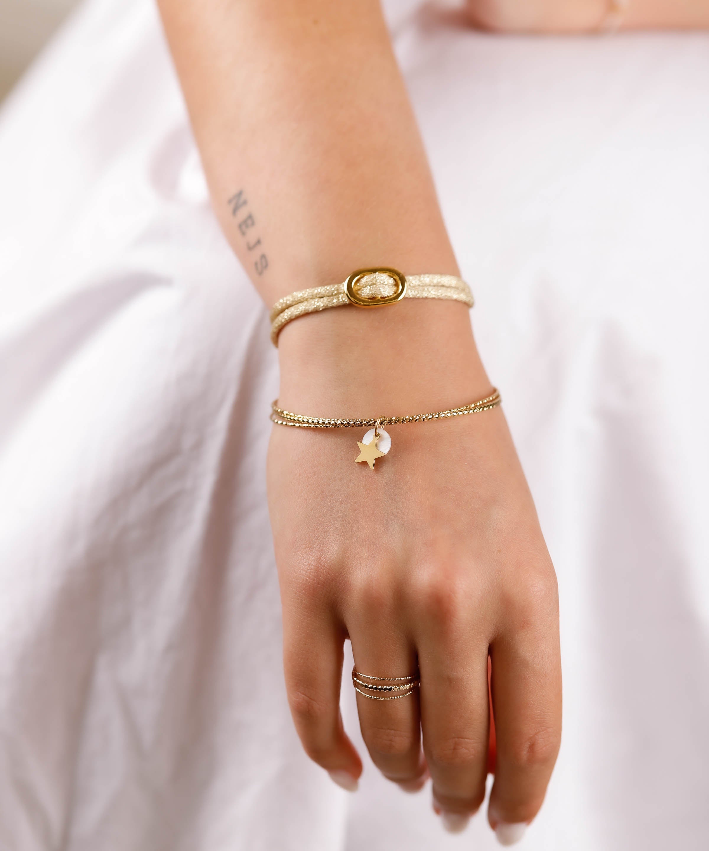 bracelet jonc en acier inoxydable pour femme 