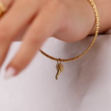 bracelet jonc en acier inoxydable pour femme 