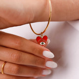 bracelet jonc en acier inoxydable pour femme 