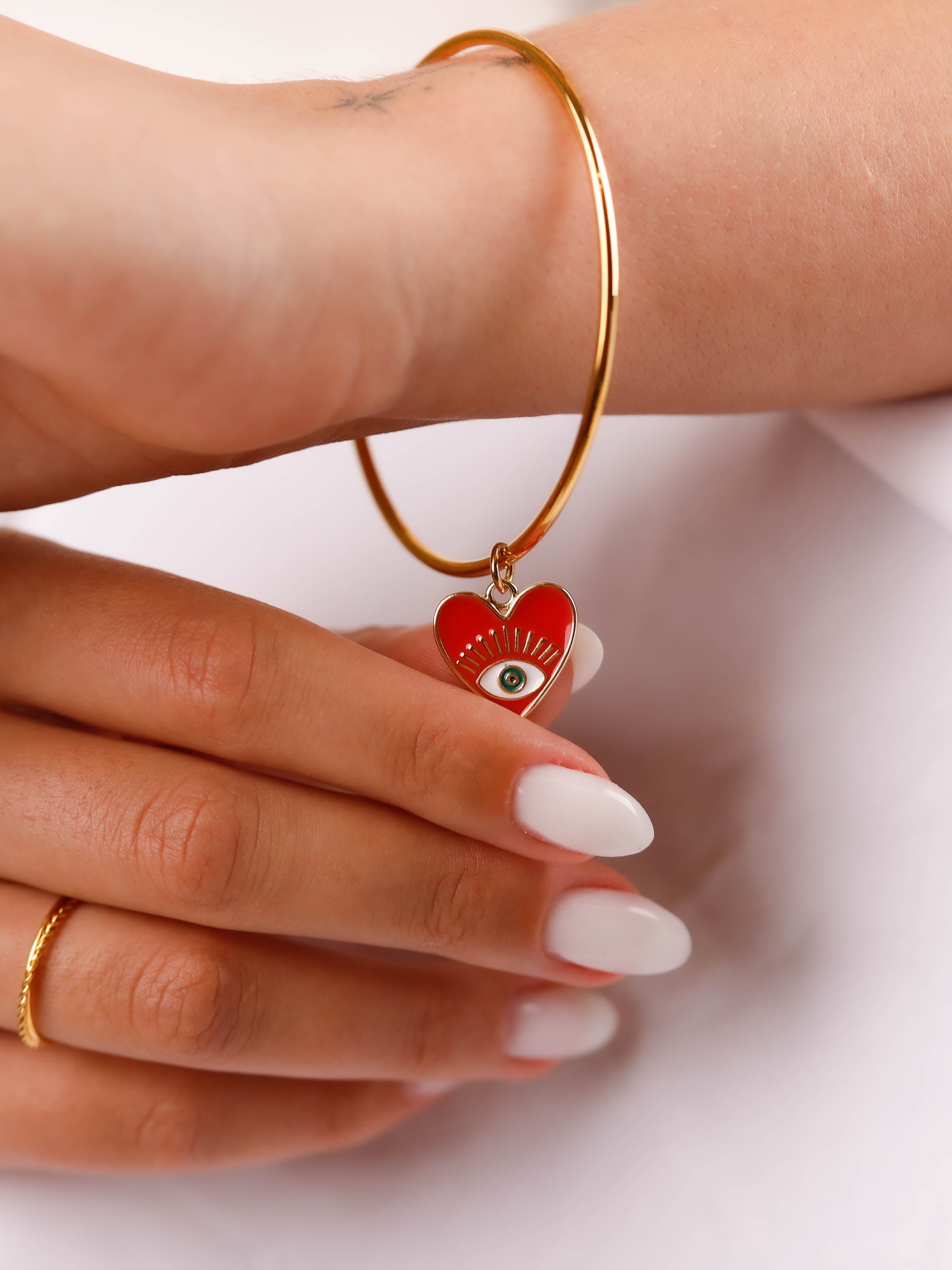 bracelet jonc en acier inoxydable pour femme 