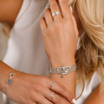 bracelet perle en argent 925 pour femme 