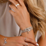 bracelet perle en argent 925 pour femme 