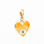 charm's cœur en acier inoxydable pour femme 