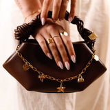 bijoux de sac en acier inoxydable pour femme 