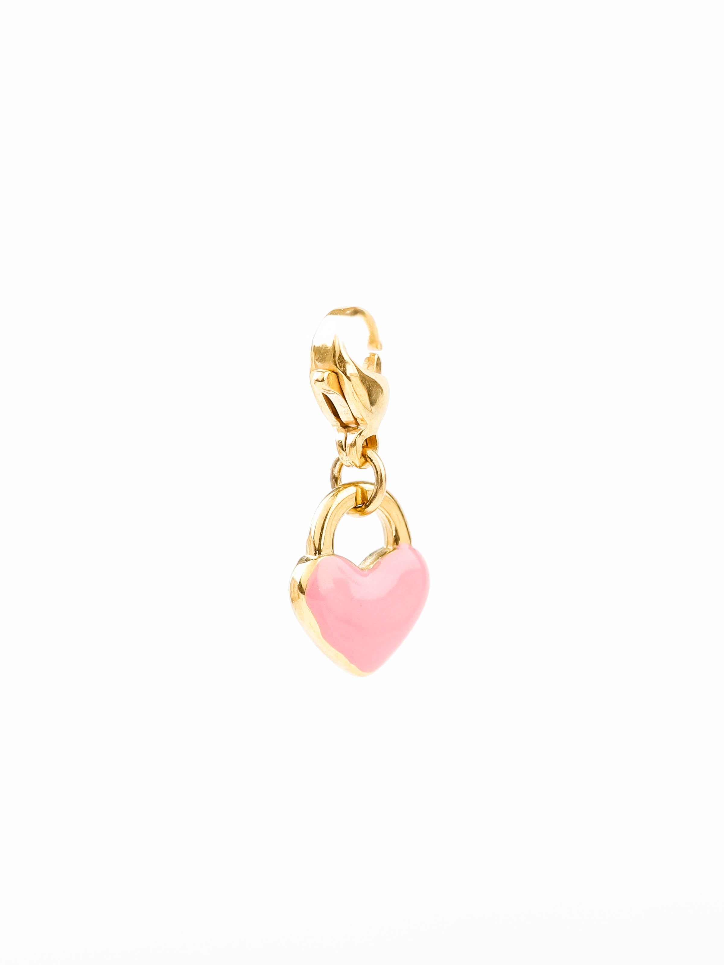 charm's cœur en acier inoxydable pour femme 